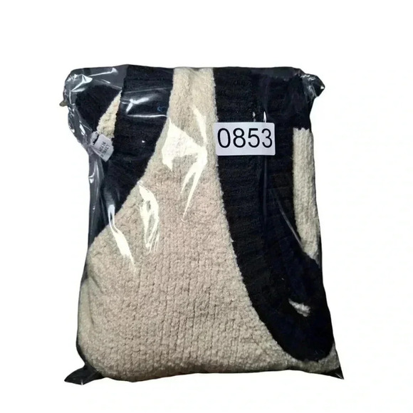 ZARA Cream & Black CONTRAST TRIM CROPPED KNITTED VEST - Picture 12 of 12